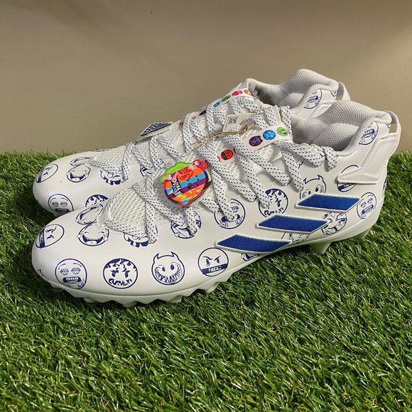 Adidas Freak 22 Big Mood DSG SM Football Cleats Blue White GZ6902 Men’s Size 13